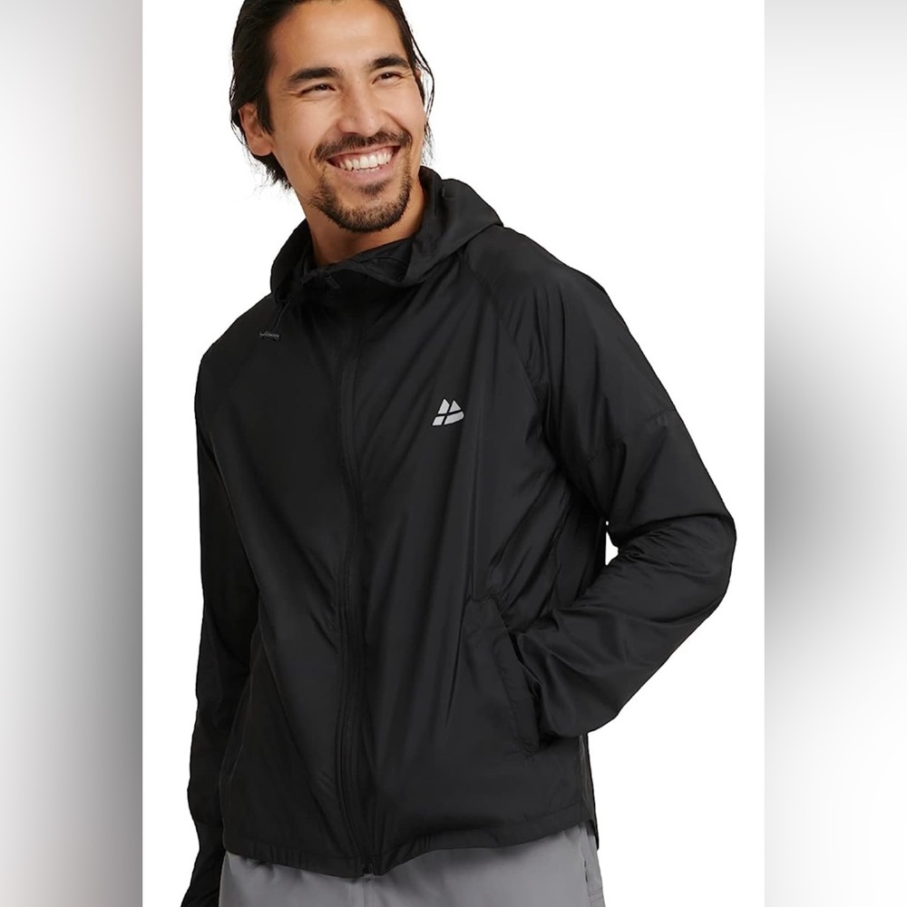 New DANISH ENDURANCE Men's Windbreaker Jacket, Hoodie, Lightweight, Breathable